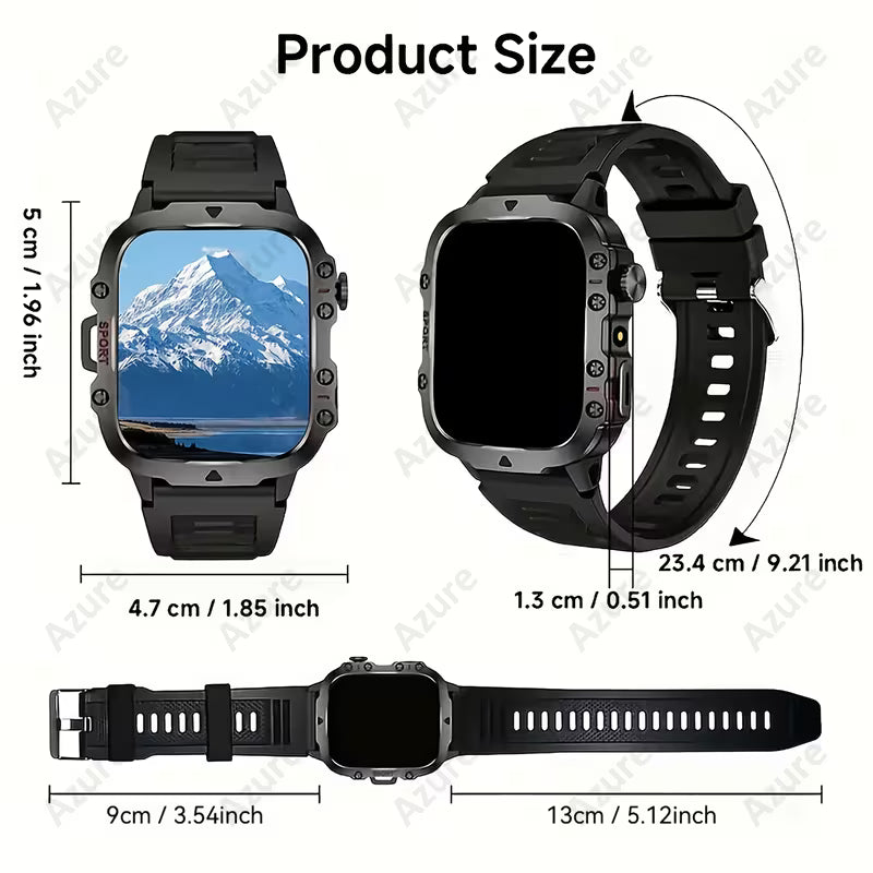 Men's Smartwatch with USB Charging