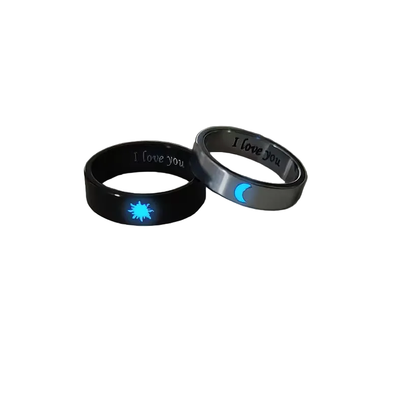 Pack 2 Anillos Luminosos de Sol – Regalo de Pareja