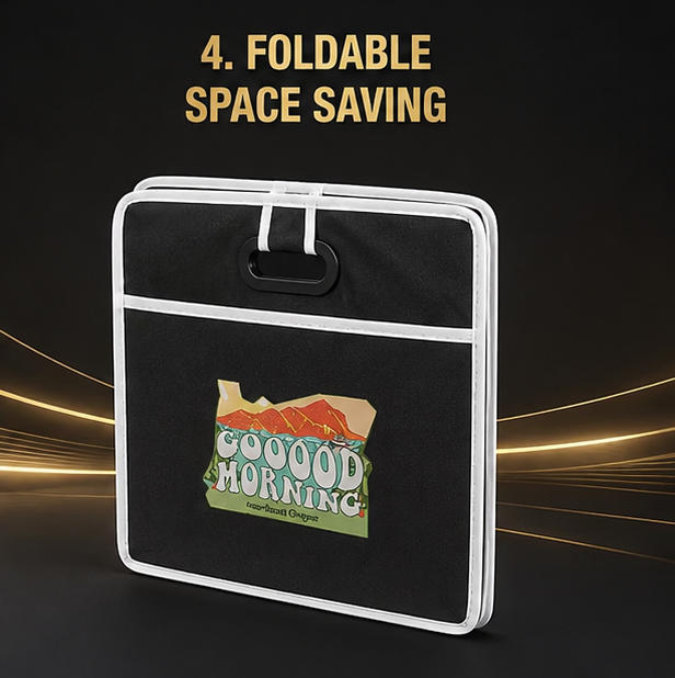 🚗 Car Trunk Organizer | Foldable with Compartments | Car Organizer Bag