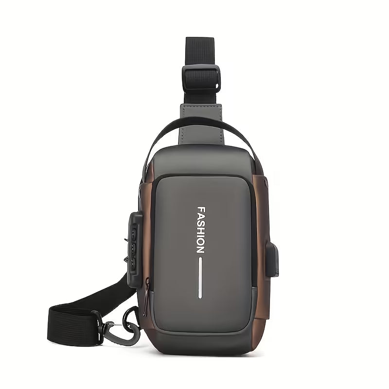 Mochila antirrobo para motocicleta con candado y correa ajustable