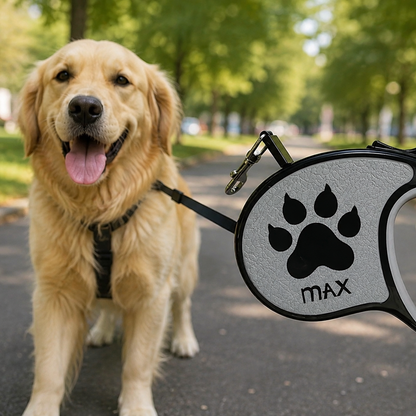 Retractable dog leash