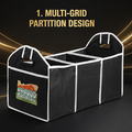 🚗 Car Trunk Organizer | Foldable with Compartments | Car Organizer Bag