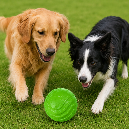 Pelota de Goma Resistente para Perros – Verde