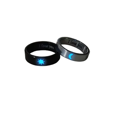 Pack 2 Anillos Luminosos de Sol – Regalo de Pareja