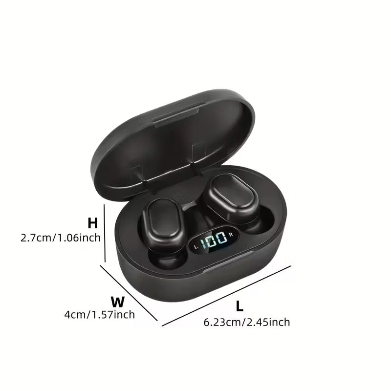 Auriculares TWS Inalámbricos con Micrófono y Estuche de Carga